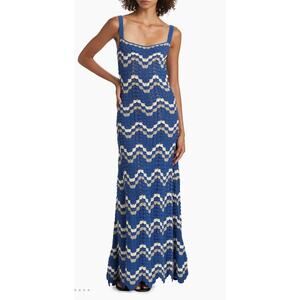 Escvdo Marea Handmade Crocheted Cotton Maxi Dress Size Medium